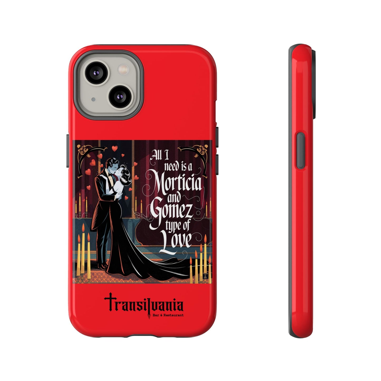 Transylvania Tough Case - Morticia & Gomez Type of Love Design