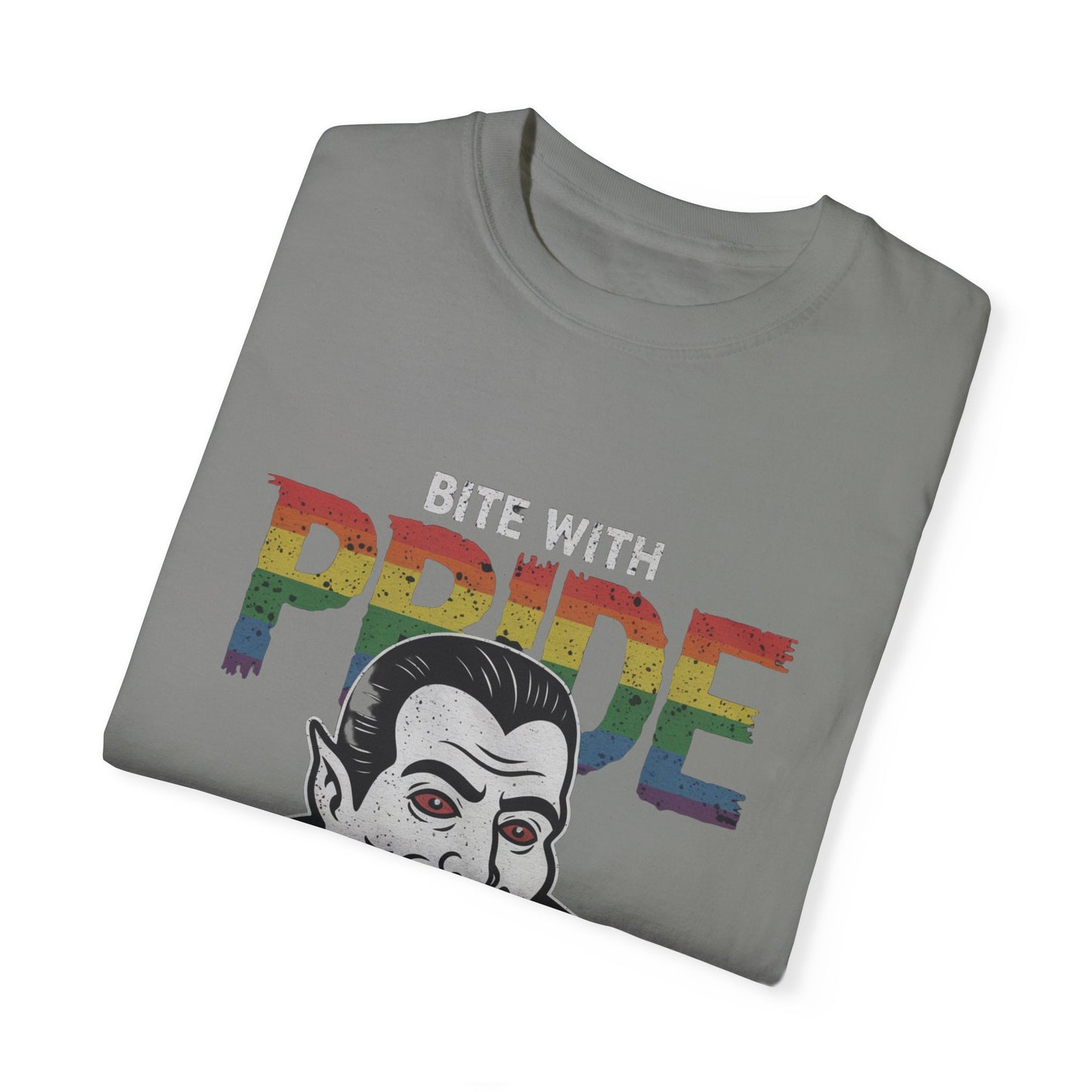 Pride-Inspired Vampire T-Shirt - Bite with Pride, Transylvania Back