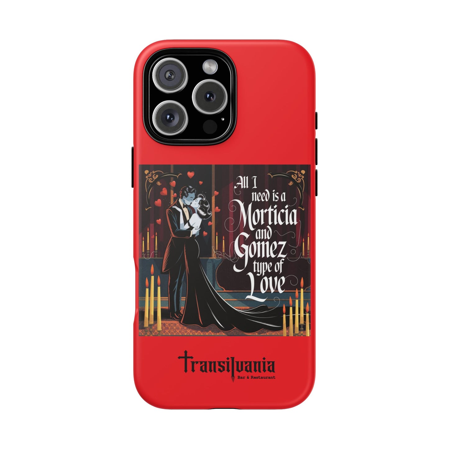 Transylvania Tough Case - Morticia & Gomez Type of Love Design