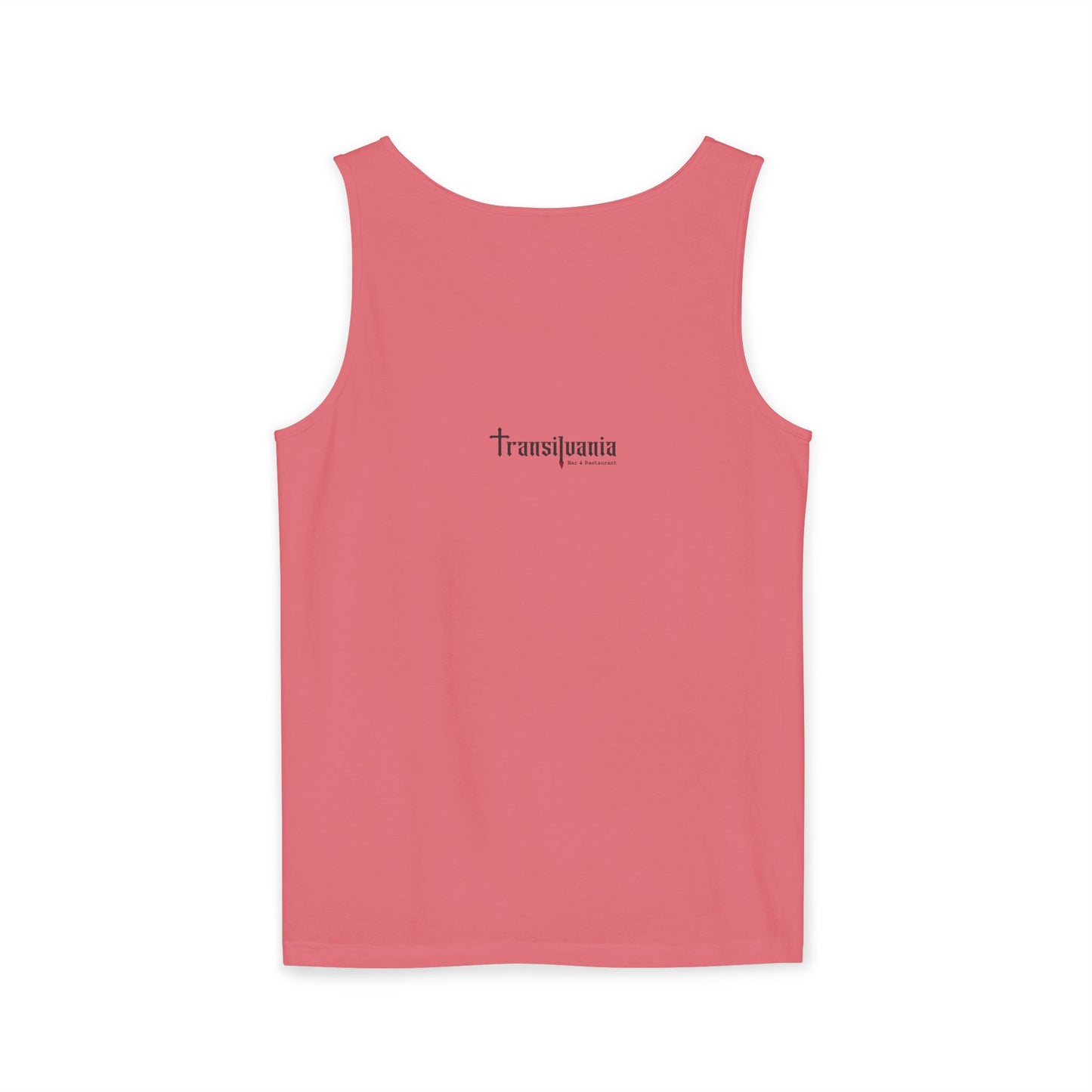 Funny Witches Date Tank Top - Unisex Garment-Dyed Tee for Halloween