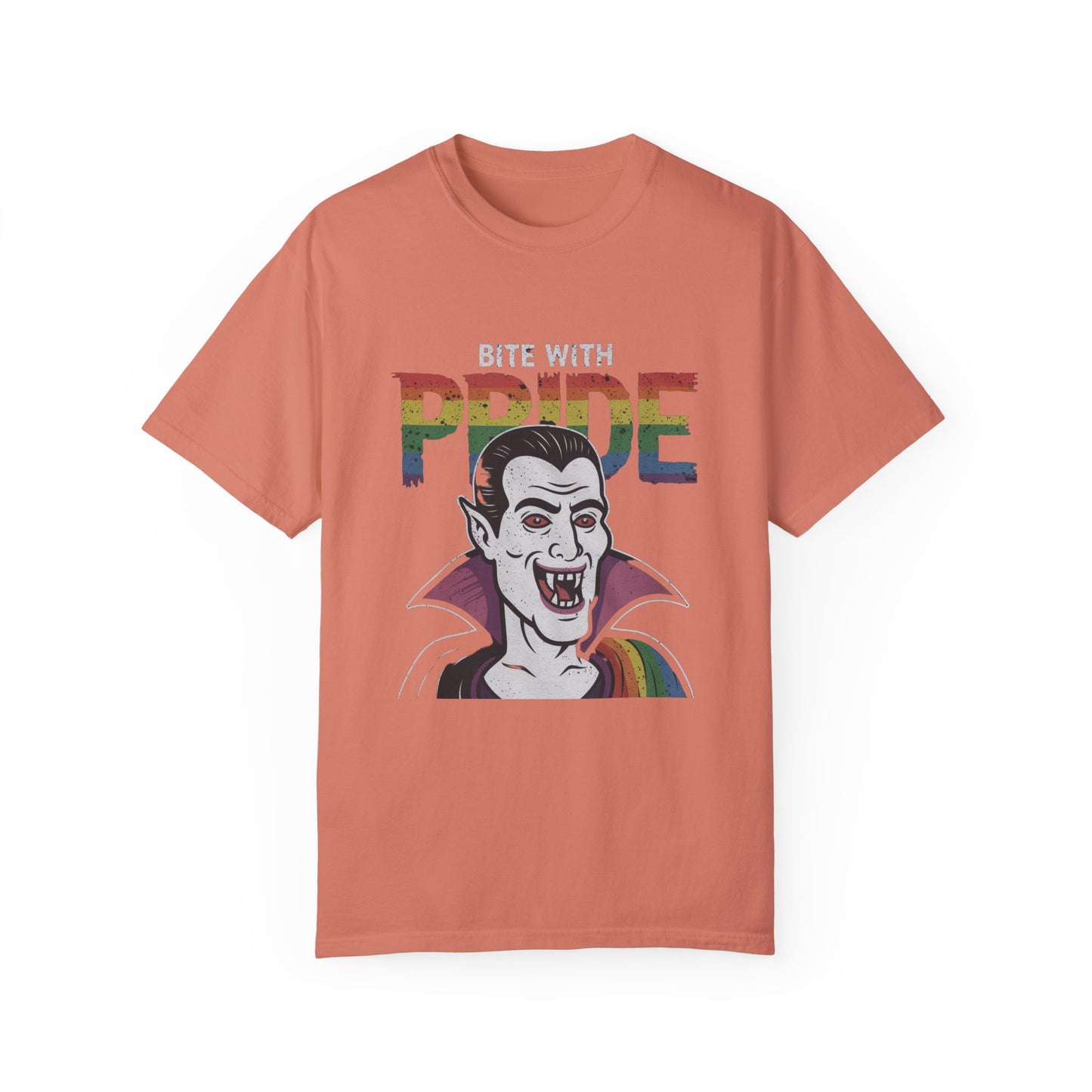 Pride-Inspired Vampire T-Shirt - Bite with Pride, Transylvania Back
