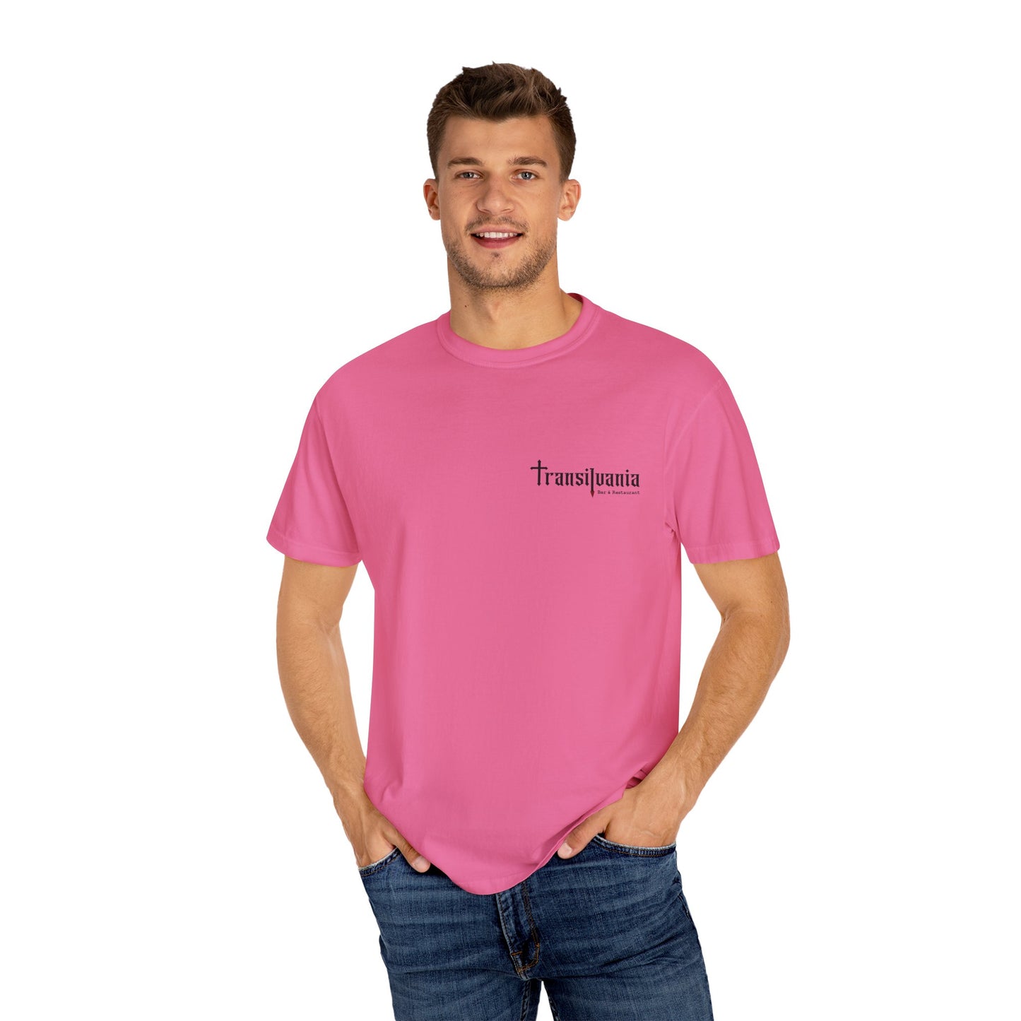 Transylvania Unisex Garment-Dyed T-Shirt - Vintage Style Graphic Tee