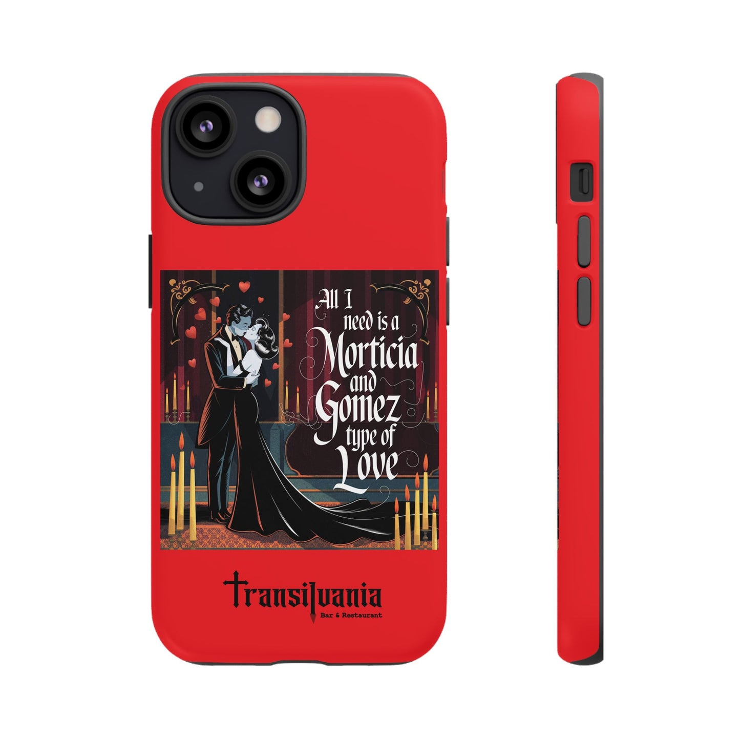 Transylvania Tough Case - Morticia & Gomez Type of Love Design