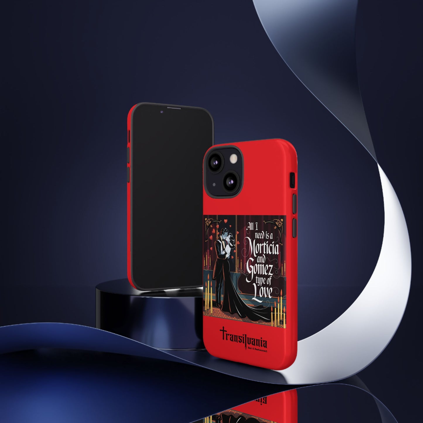 Transylvania Tough Case - Morticia & Gomez Type of Love Design