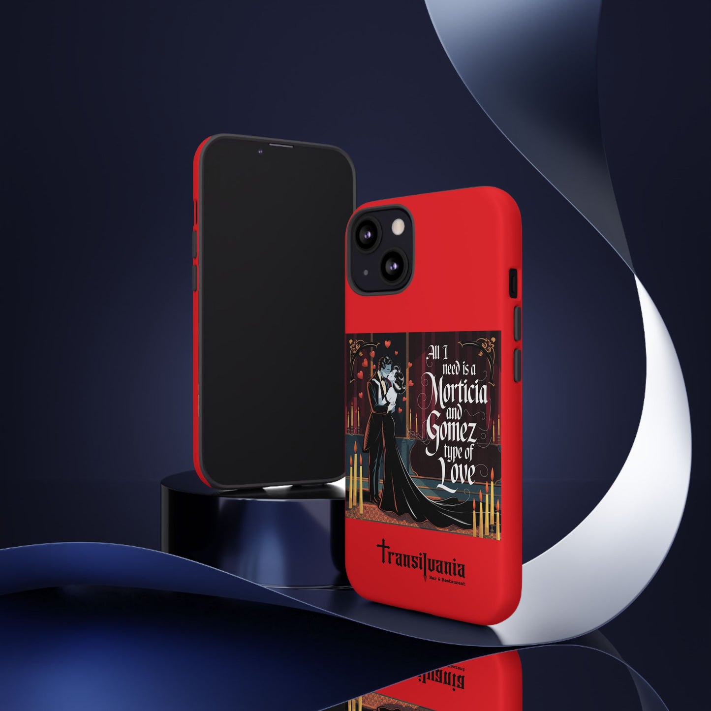 Transylvania Tough Case - Morticia & Gomez Type of Love Design