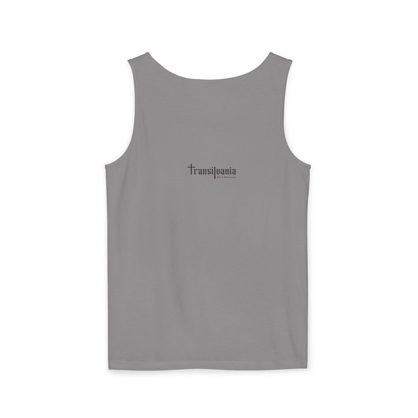 Funny Witches Date Tank Top - Unisex Garment-Dyed Tee for Halloween