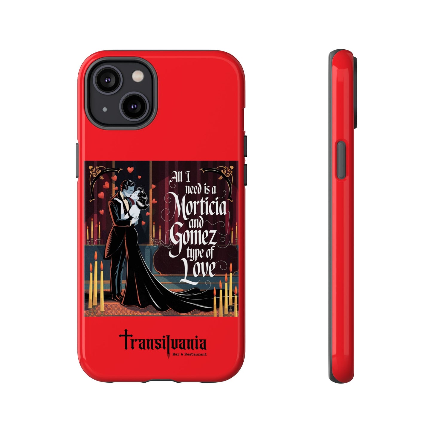 Transylvania Tough Case - Morticia & Gomez Type of Love Design