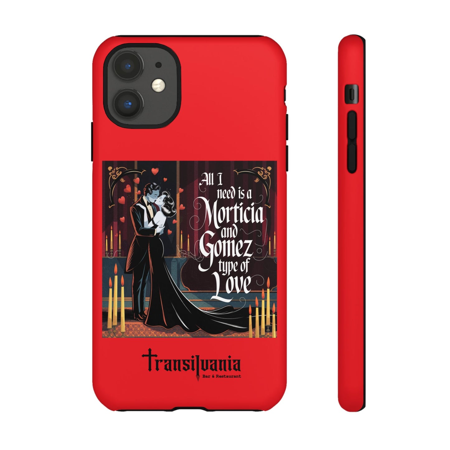 Transylvania Tough Case - Morticia & Gomez Type of Love Design
