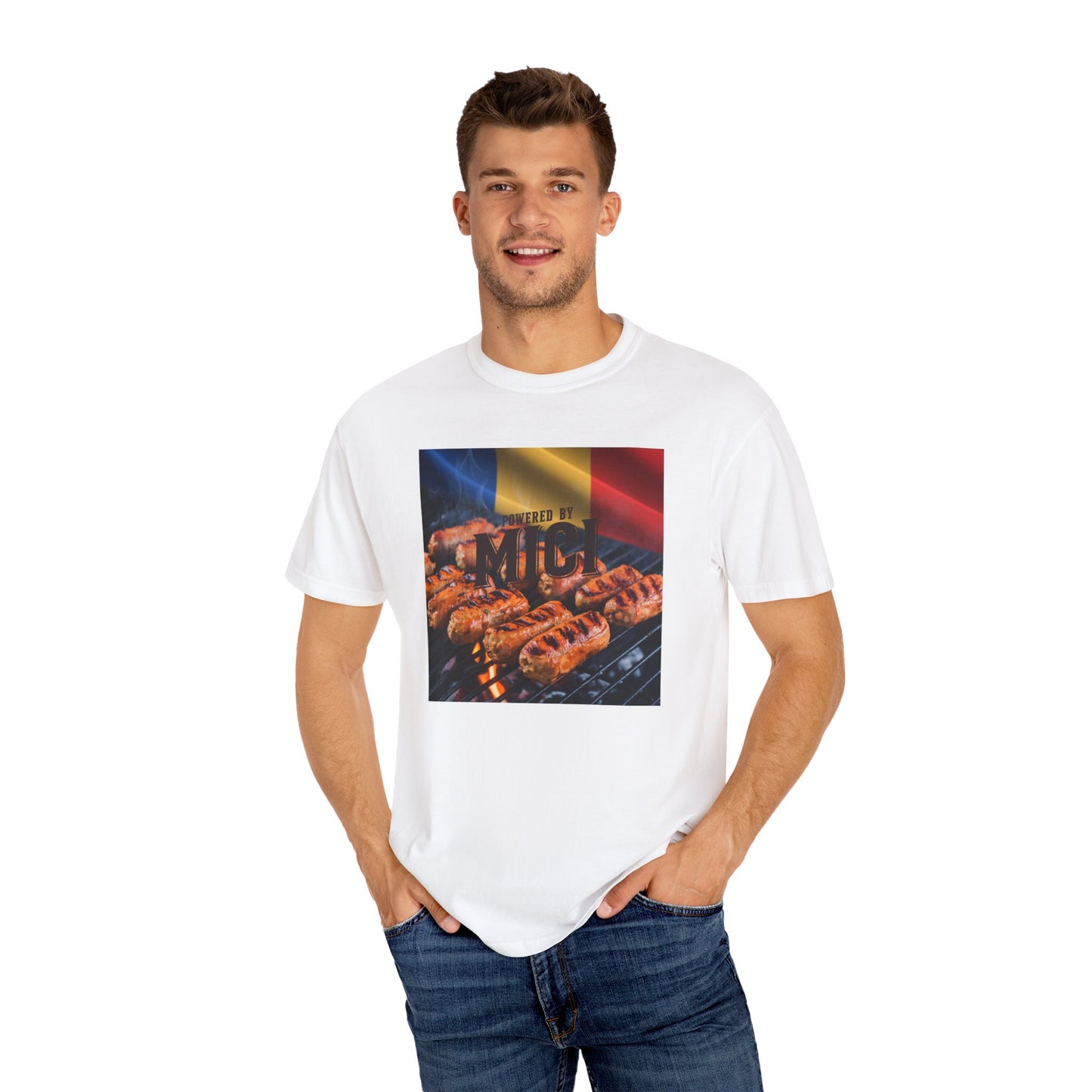 Powered by Meat BBQ Unisex T-shirt