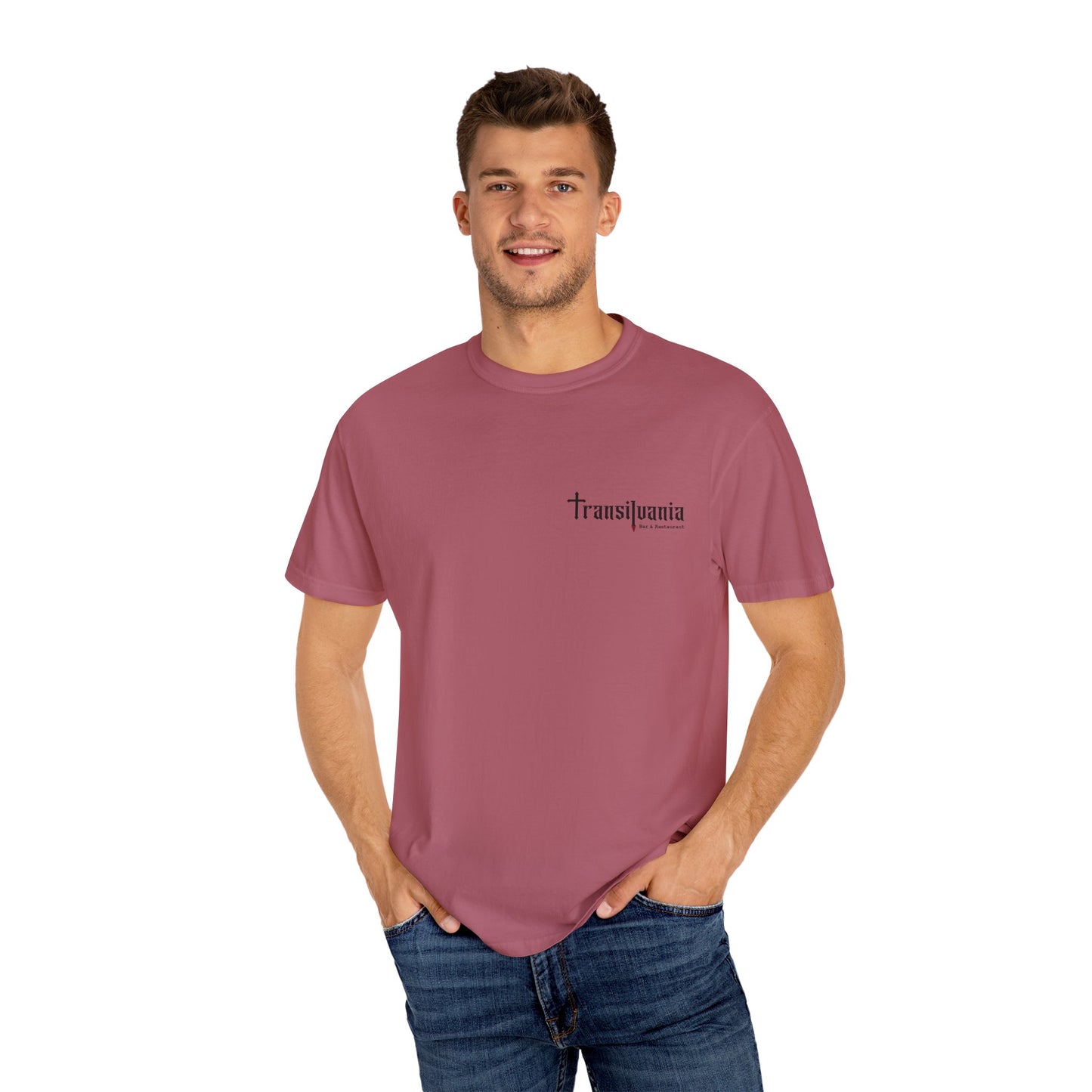 Transylvania Unisex Garment-Dyed T-Shirt - Vintage Style Graphic Tee