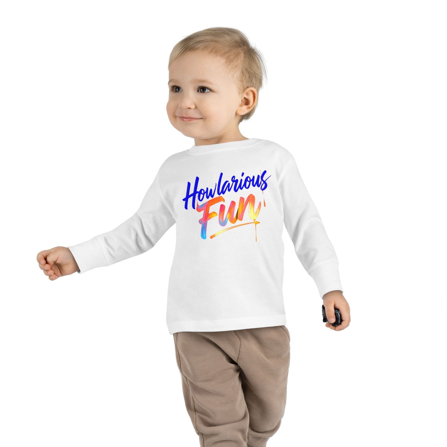 Little Monsters | Howlarious Fun| Toddler Long Sleeve Tee | Fun Kids Shirt, Cute Outfit, Playtime Apparel