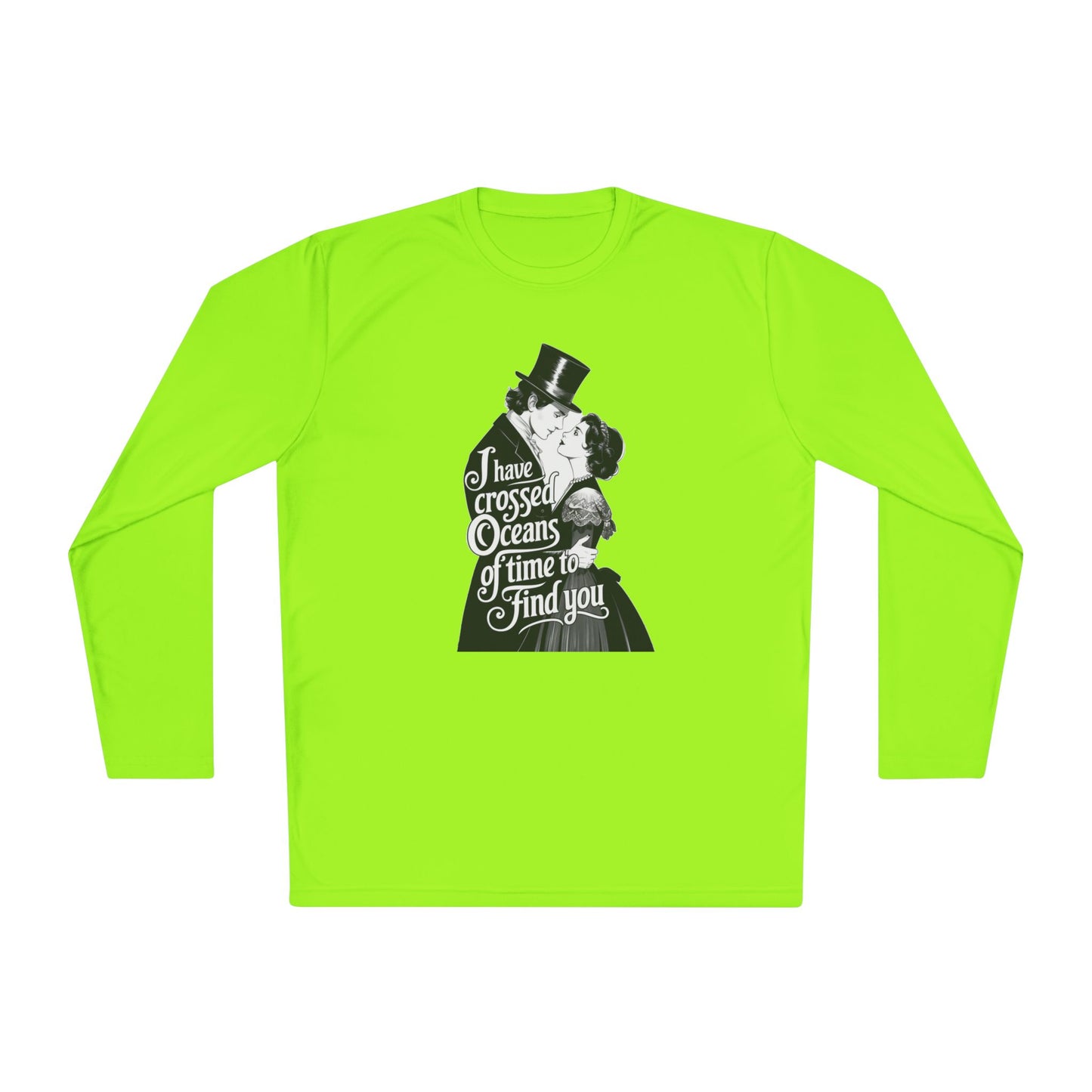 Unisex Lightweight Long Sleeve Tee - 'I Have Crossed Oceans of Time to Find You' Design