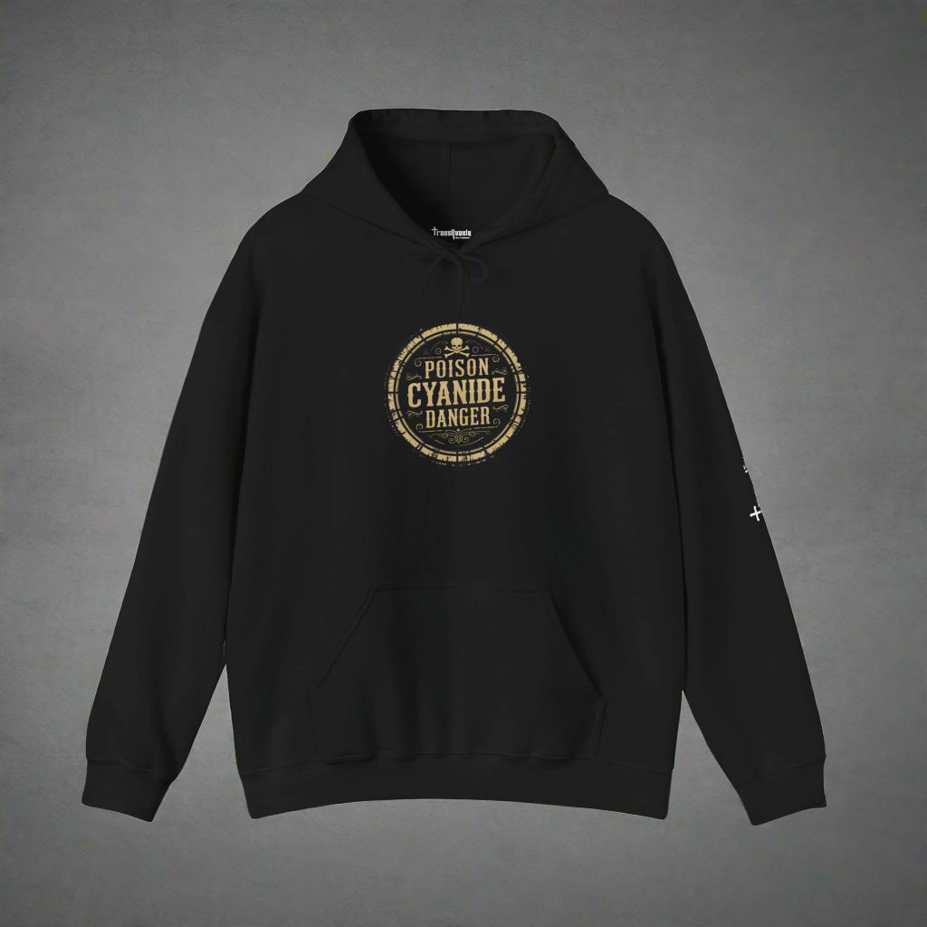 Poison Danger Unisex Hooded Sweatshirt - Perfect for Halloween and Parties