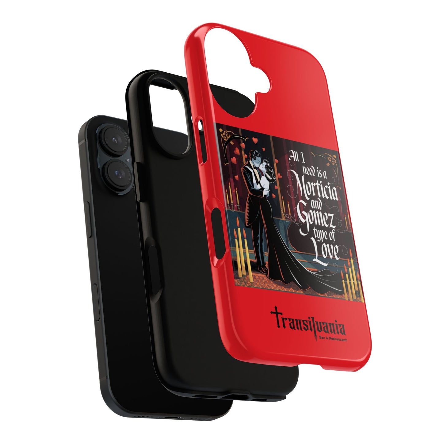 Transylvania Tough Case - Morticia & Gomez Type of Love Design