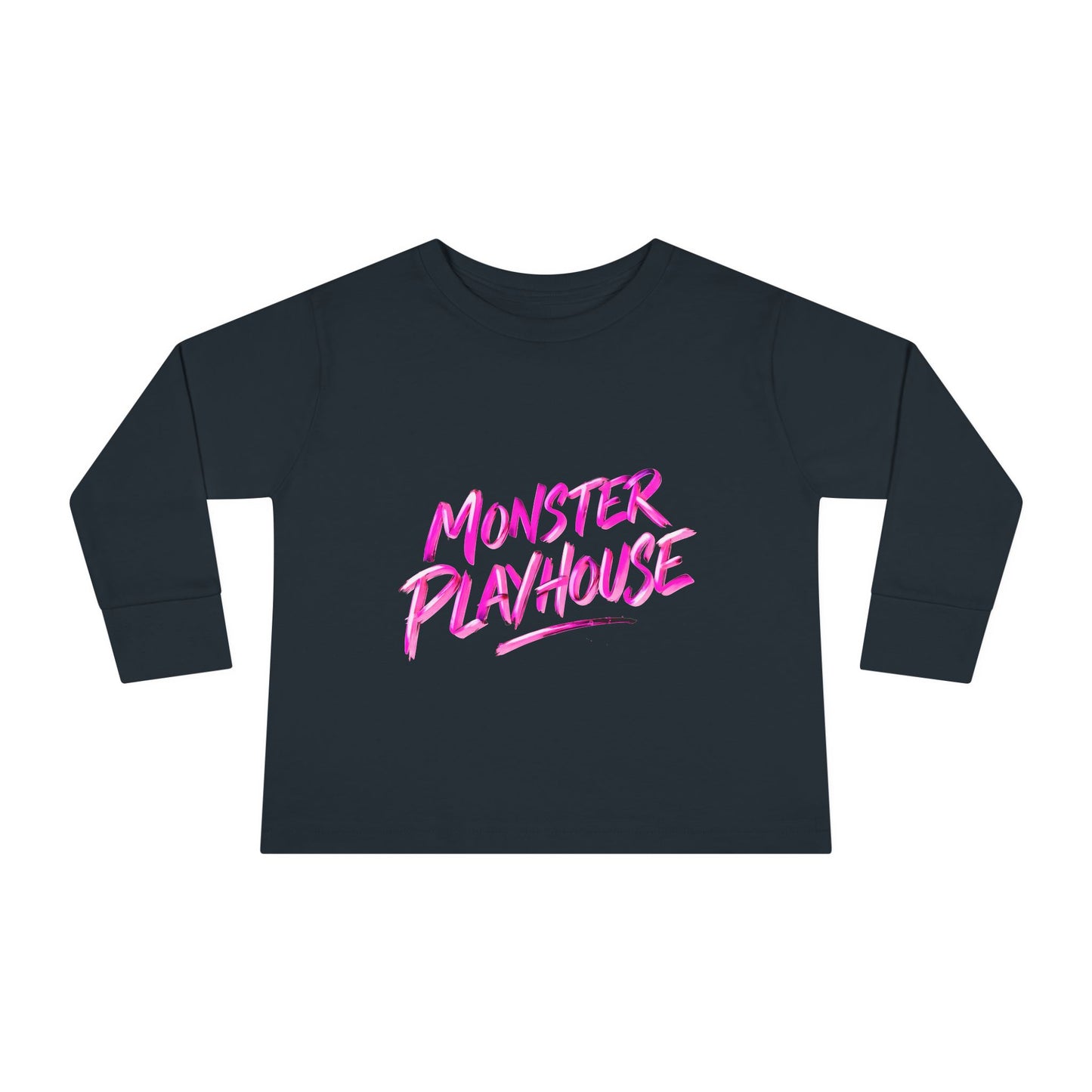 Little Monsters | Monster Playhouse | Toddler Long Sleeve Tee | Fun Kids Shirt, Cute Outfit, Playtime Apparel