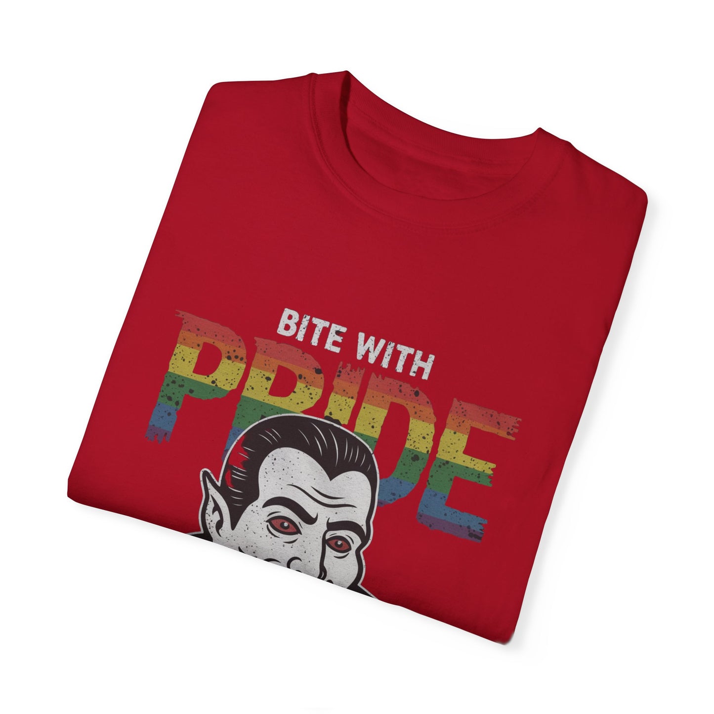 Pride-Inspired Vampire T-Shirt - Bite with Pride, Transylvania Back