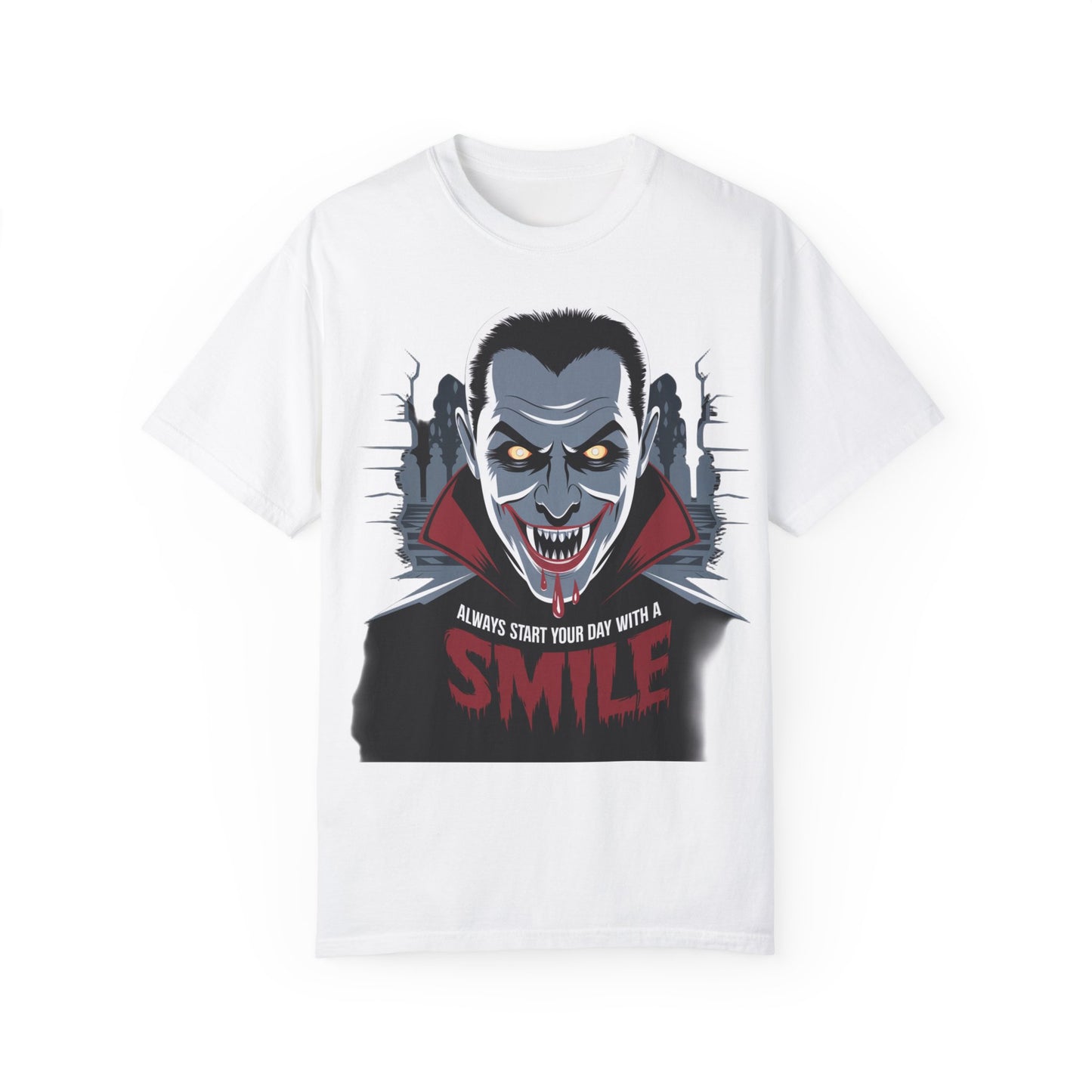 Vampire Smile Unisex Tee - Perfect for Halloween and Horror Fans