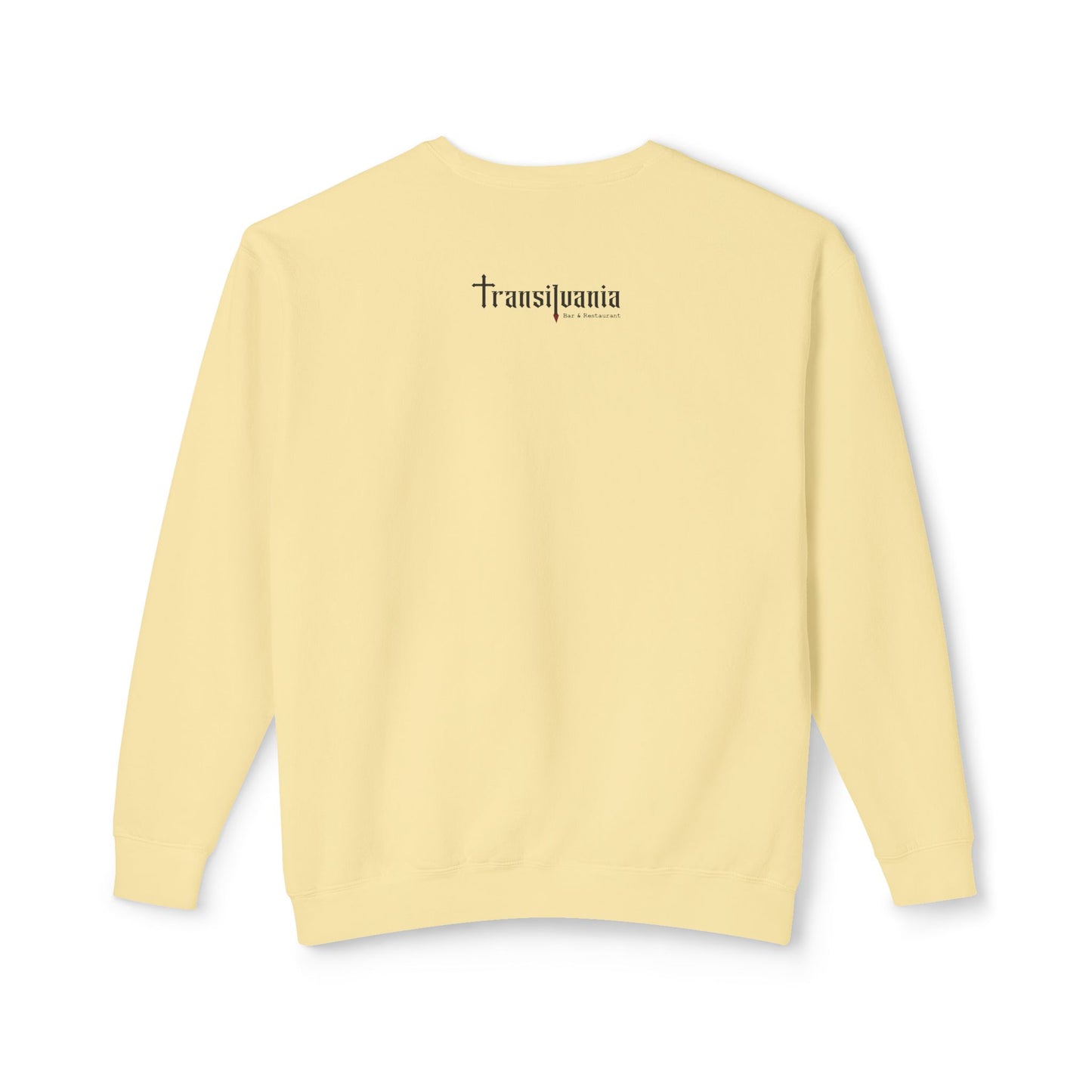 Unisex Halloween Vampire Crewneck Sweatshirt - 'Always Start Your Day with a Smile'