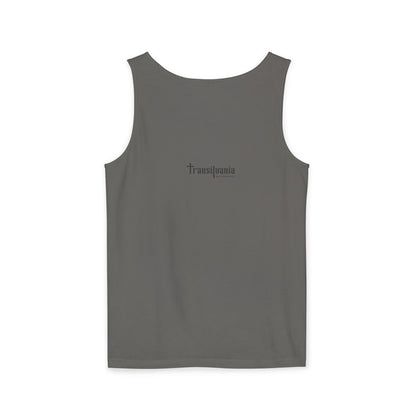 Funny Witches Date Tank Top - Unisex Garment-Dyed Tee for Halloween