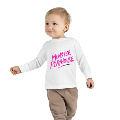 Little Monsters | Monster Playhouse | Toddler Long Sleeve Tee | Fun Kids Shirt, Cute Outfit, Playtime Apparel