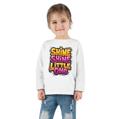 Little Monsters | Shine Shine | Toddler Long Sleeve Tee | Fun Kids Shirt, Cute Outfit, Playtime Apparel
