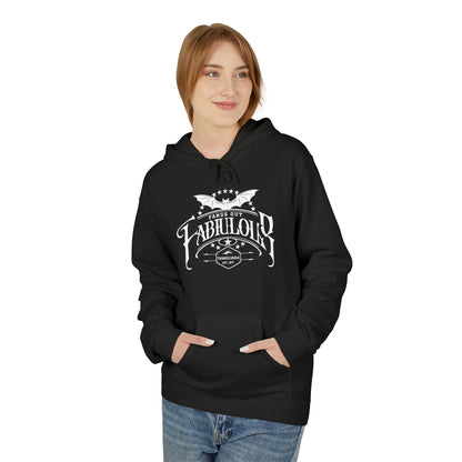 Fangs Out 1 & Foolish Mortals Hoodie | Unisex Halloween Apparel, Cozy Sweatshirt, Gift for Spooky Season, Casual Layering, Gothic Style