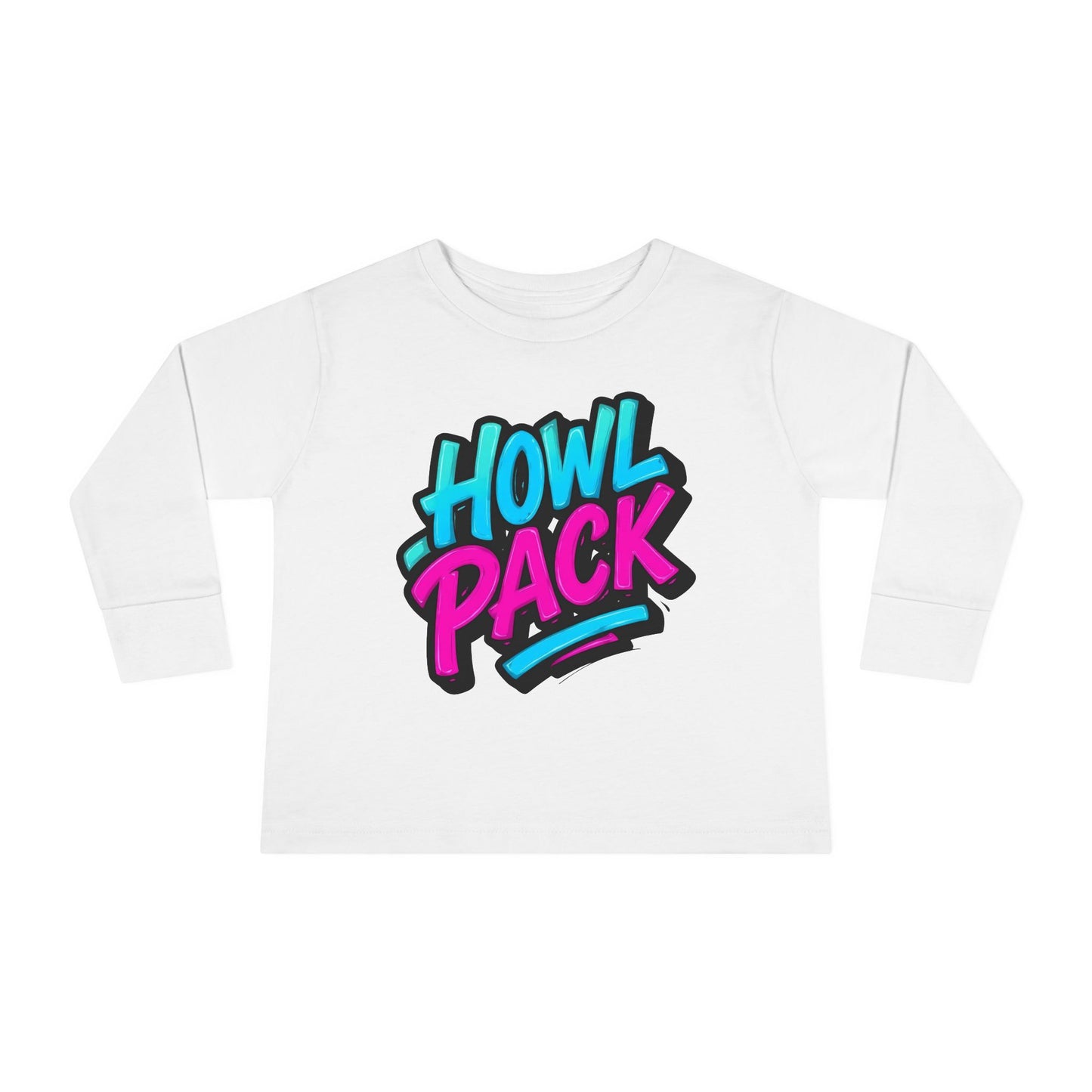 Little Monsters | Howl Pack | Toddler Long Sleeve Tee | Fun Kids Shirt, Cute Outfit, Playtime Apparel