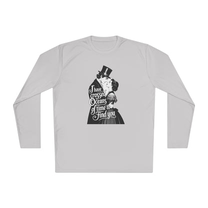Unisex Lightweight Long Sleeve Tee - 'I Have Crossed Oceans of Time to Find You' Design