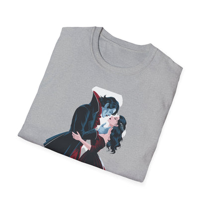 Romantic Vampire Graphic T-Shirt - 'I Have Crossed Oceans of Time to Find You'