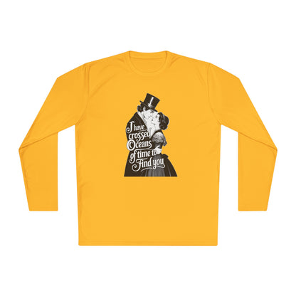Unisex Lightweight Long Sleeve Tee - 'I Have Crossed Oceans of Time to Find You' Design