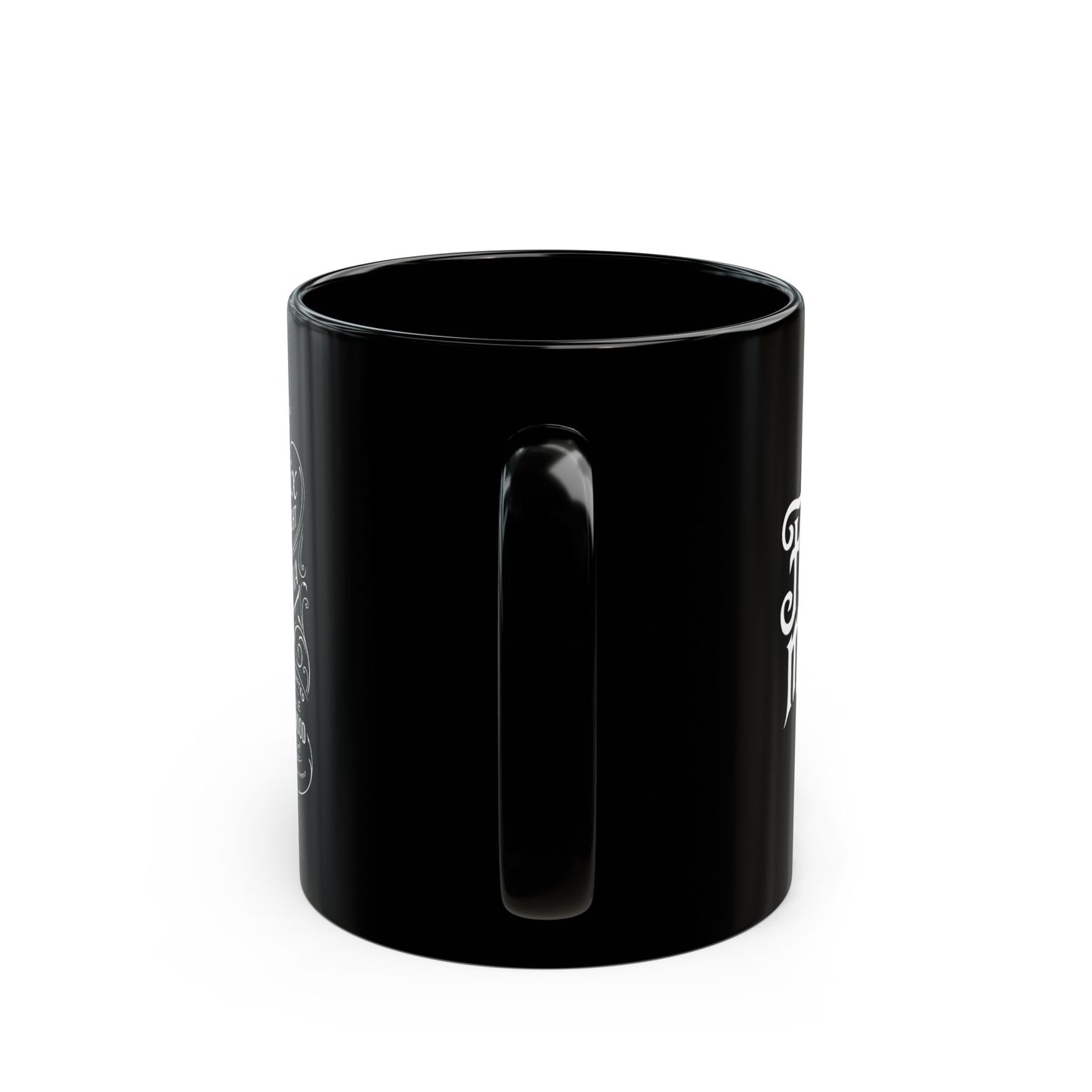 DeathFlix Mug, Dark Humor Coffee Cup, Halloween Gift, Witchy Drinkware, Spooky Kitchen Accessory
