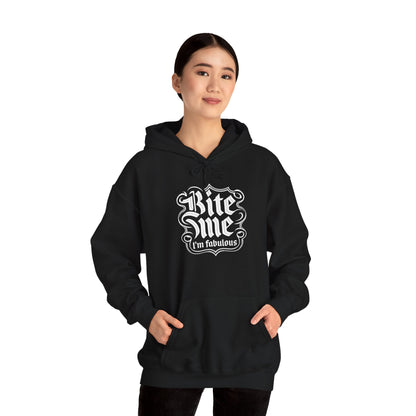 Fabulous 'Bite Me' Unisex Hoodie - Trendy Statement Sweatshirt