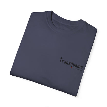 Transylvania Unisex Garment-Dyed T-Shirt - Vintage Style Graphic Tee