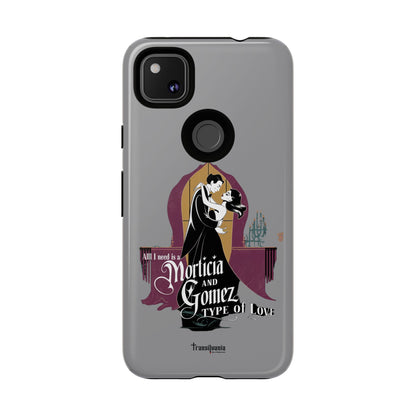 Morticia and Gomez Love Phone Case - Stylish Tough Protection with Gothic Charm