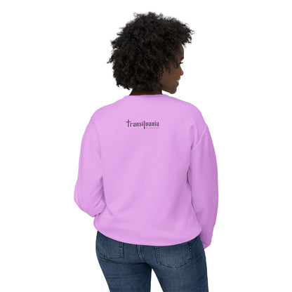 Unisex Halloween Vampire Crewneck Sweatshirt - 'Always Start Your Day with a Smile'