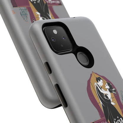 Morticia and Gomez Love Phone Case - Stylish Tough Protection with Gothic Charm