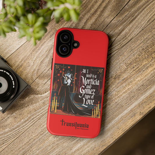 Transylvania Tough Case - Morticia & Gomez Type of Love Design