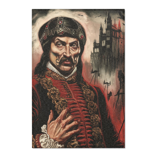 Vlad the Impaler Area Rug - Gothic Home Decor for History Lovers
