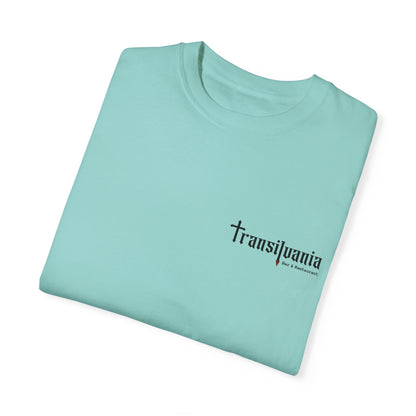 Transylvania Unisex Garment-Dyed T-Shirt - Vintage Style Graphic Tee