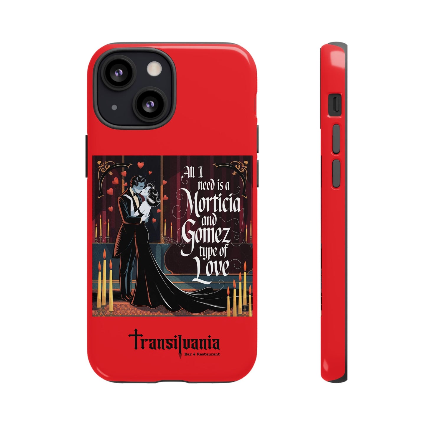 Transylvania Tough Case - Morticia & Gomez Type of Love Design