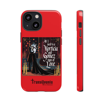 Transylvania Tough Case - Morticia & Gomez Type of Love Design