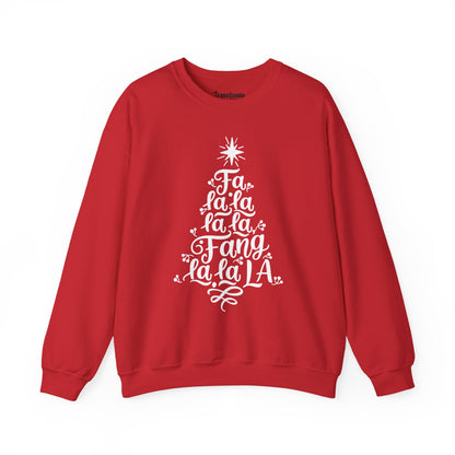 FangLaLa Sweatshirt - Funny Santa Beard Holiday Crewneck