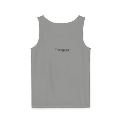 Funny Witches Date Tank Top - Unisex Garment-Dyed Tee for Halloween
