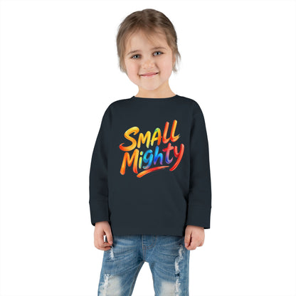 Little Monsters | Small Mighty | Toddler Long Sleeve Tee | Fun Kids Shirt, Cute Outfit, Playtime Apparel