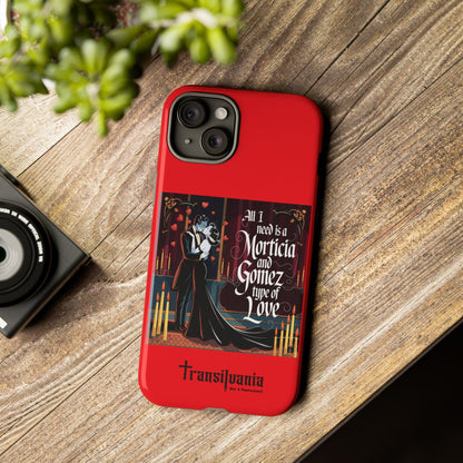 Transylvania Tough Case - Morticia & Gomez Type of Love Design