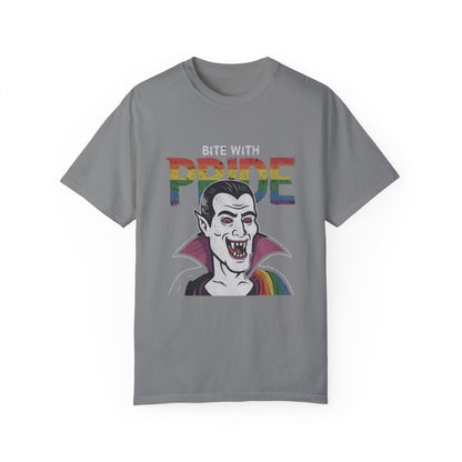 Pride-Inspired Vampire T-Shirt - Bite with Pride, Transylvania Back