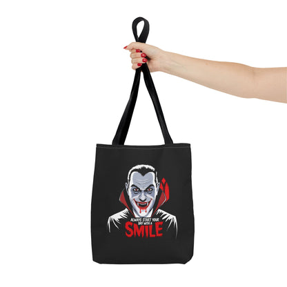 Vampire Smile Tote Bag - Perfect for Halloween and Everyday Use