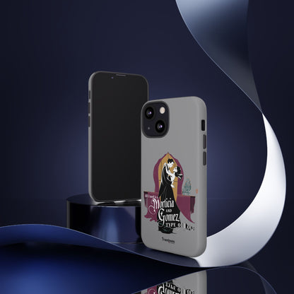 Morticia and Gomez Love Phone Case - Stylish Tough Protection with Gothic Charm
