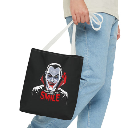 Vampire Smile Tote Bag - Perfect for Halloween and Everyday Use
