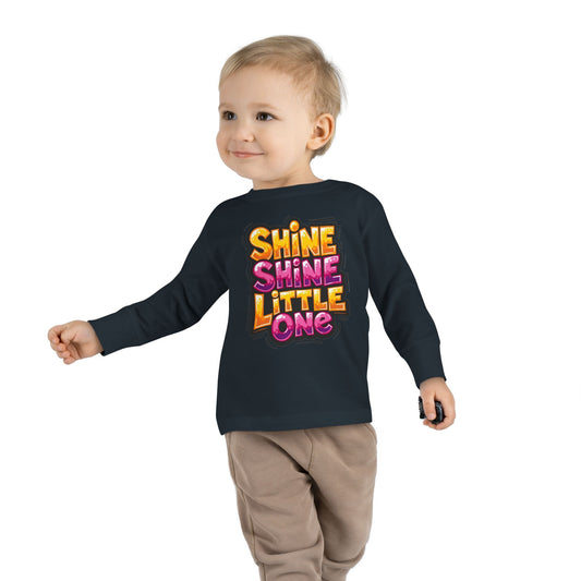 Little Monsters | Shine Shine | Toddler Long Sleeve Tee | Fun Kids Shirt, Cute Outfit, Playtime Apparel